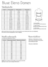 Papierschnittmuster Bluse Elena Fadenkäfer